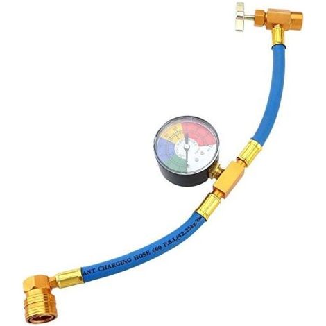 Tuyau de remplissage de réfrigérant de climatisation automatique R134A avec la mesure (1/5)