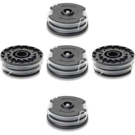 Bobines de fil rechange pour coupe-bordure,5 Bobine coupe,Compatible avec Parkside 20-Li PRT 50 300 550 Tondeuse à gazon,Bobine coupe - (1/5)