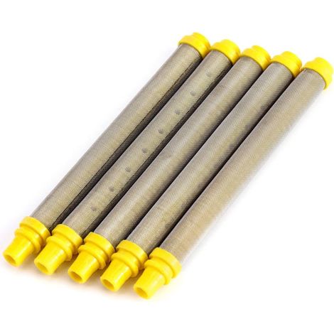 100 Mesh Éléments De Filtre À Pistolet À Pulvériser Airless, pour Pistolet de pulvérisation de Peinture sans air, 5 pièces (1/5)