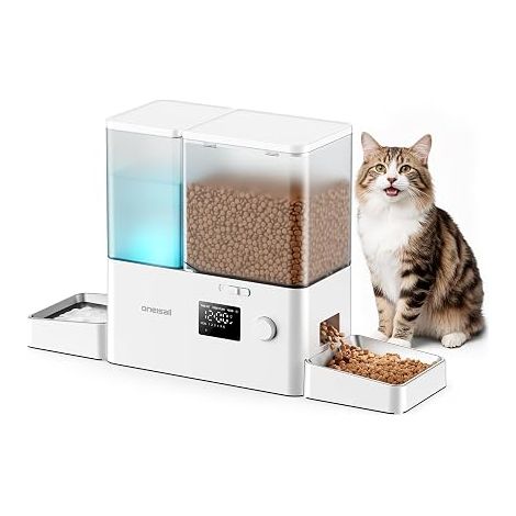 Automatic Cat Food and Water Dispenser Cat Food Dispenser and Water Fountain