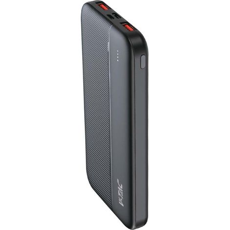 Batterie externe V-TAC 10 000 mAh, charge rapide PD 22,5 W, USB-A, USB Type-C, Micro USB, blanc (1/5)