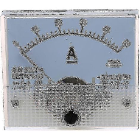 Ampèremètre analogique de panneau CC 0-50 A de la série 85C1 de haute qualité, compatible avec les mesures électriques WHBYV (1/4)