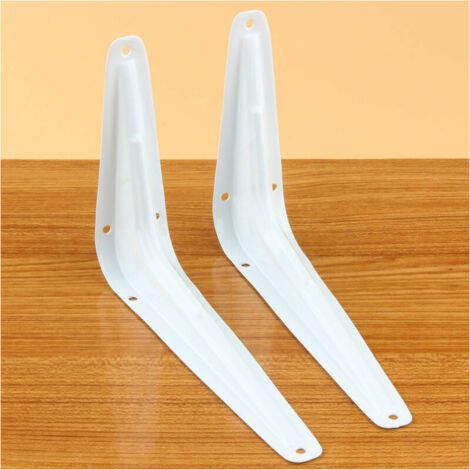 FENOPLASTICASupport triangle support fer forgé blanc étagère épaissie et renforcée 135mmX85mm 10pcs (1/2)