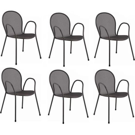 EMU Ronda Fauteuil 6 Pièces Fer Ancien 22 (1/5)