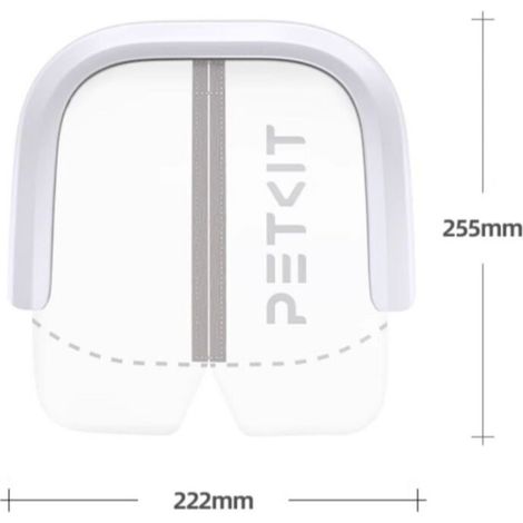 Les rideaux anti-poussière magnétiques PETKIT conviennent à un maximum de deux bacs à litière autonettoyants, réduisant ainsi les projections de litière. (1/3)
