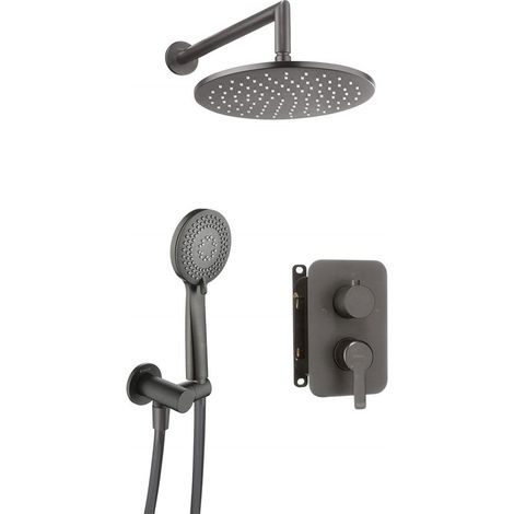Deante Set doccia moderno finitura titanio