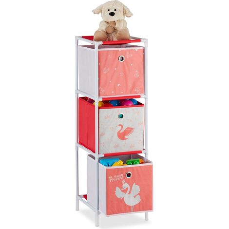 Estanteria infantil cisne con cajones