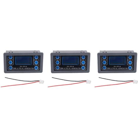 3X PWM Générateur d'impulsions, Générateur de fonctions à double mode réglable, Largeur d'impulsion variable, Fréquence (1/5)