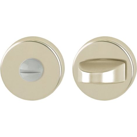 Paire de rosaces de cylindre HOPPE 42KVS Alu.F2 épaisseur de plaque 9mm SK/OL rond - 6988661