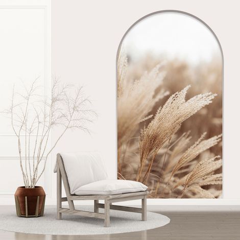 Stickers Trompe l'oeil Arche - Voute - Pampas - 60 x 105 cm (1/5)