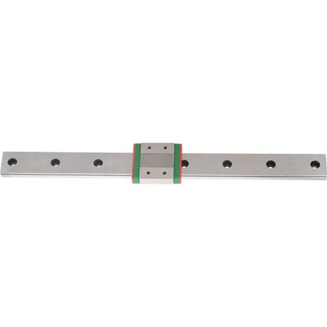 Glissière linéaire élargie, bloc coulissant haute dureté, guide à billes pour machine-outil MGW12C-300-1R (1/5)