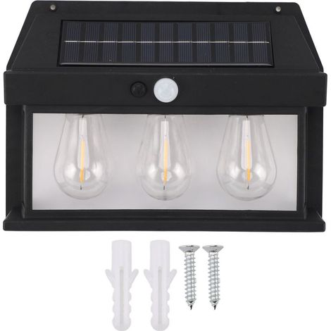 Lumière Solaire Murale IP65 Étanche Détection de Mouvement Haute Luminosité pour Extérieur - (1/5)