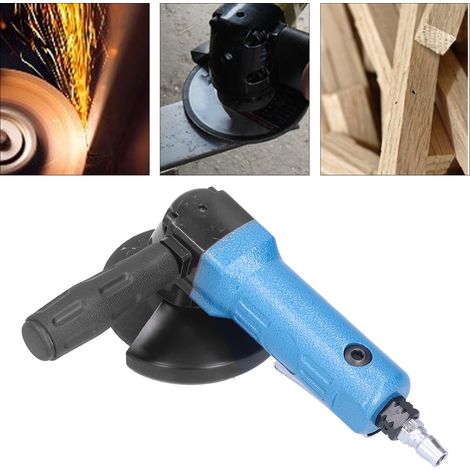 Industrieschleifmaschine (4 Zoll), pneumatischer Winkelschleifer, Poliermaschine, 100-mm-Druckluftschleifmaschine, blaue Schneidemaschine KP-631 (1/5)