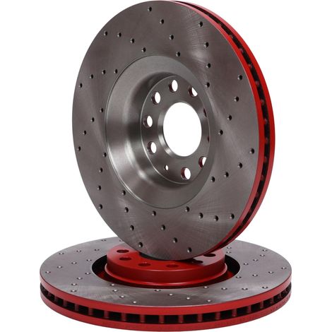 DISCOS DE FRENO "MS" SPORT-EXTREME 2 uds. DELANTEROS AUDI A4 (8E2,B6,8E5,8EC,B7,8ED) [T484] (1/5)