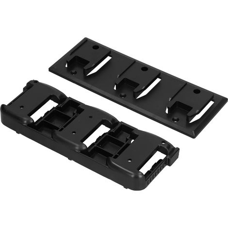 Cet ensemble comprend un porte-batterie triple et une base d'outil triple, adaptés aux outils électriques et aux batteries DeWay/Miwochi 14,4 V/18 V/20 V/60 V. (1/5)