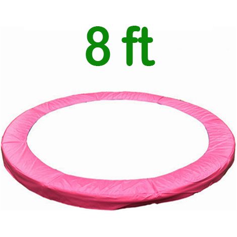 Greenbay Replacement Trampoline Surround Pad Foam Safety Guard Spring Cover Padding Pads Pink 8FT