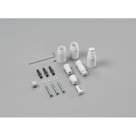 Kit de fixation murale pour toga et troja RAL 9016