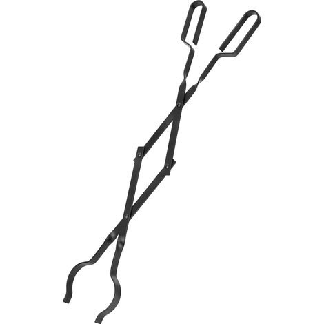 Pinces à bois MINKUROW pour cheminée, longues de 66 cm, accessoires de foyer, outils pour feu de camp (1/5)