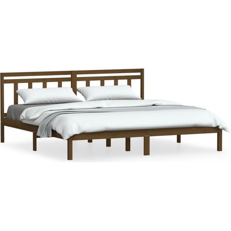 Maison Exclusive - Giroletto Ambra senza Materasso in Legno di Pino 200x200 cm