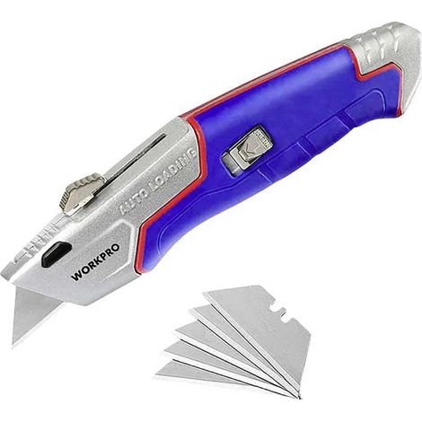Cutter WorkPro wp213012 caricamento automatico lame 3 blocchi