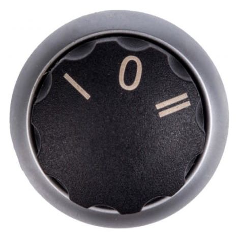 Interruptor de accionamiento de 3 posiciones, negro, antirretorno M22-WR3 216863