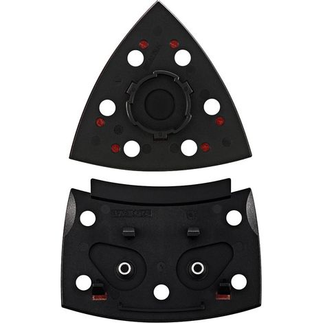 Piastra di levigatura, da 102 x 62/93 mm, per PSM 200 AES con adesione a strappo Bosch Accessories 2609256D20 (1/6)