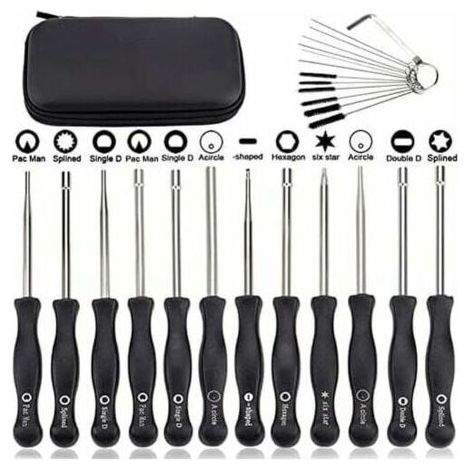 Ensemble de 12 outils de réglage de carburateur et tournevis de réglage pour moteur à 2 temps, pour débroussailleuses, tronçonneuses Poulan, Husqvarna, STHIL, Echo