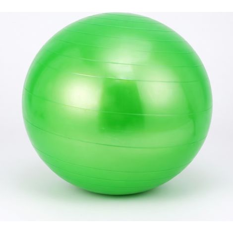 Ballon de yoga PVC vert 45 cm modèle 35