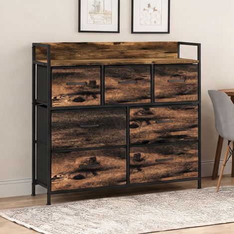 Armoire de rangement en polyester acier 98 x 29 x 85 cm (1/5)
