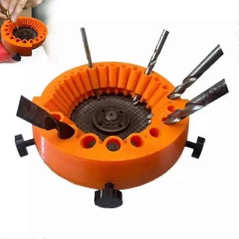 Affûteur de forets - Remplacement des fixations pour perceuse portable multifonction - Outil d'affûtage professionnel pour meuleuse d'angle (1/5)