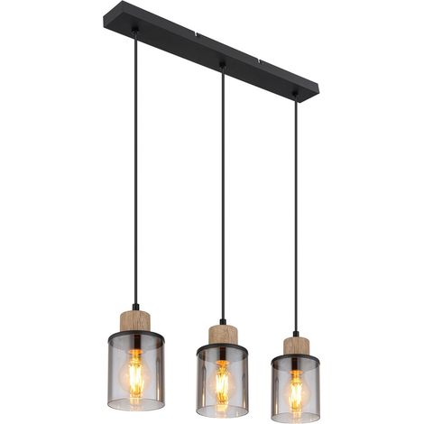 [NEUWERTIG] B-Ware Globo Pendelleuchte Reid Leuchte Deckenlampe Schwarz Hängeleuchte Lampe E27 15 W