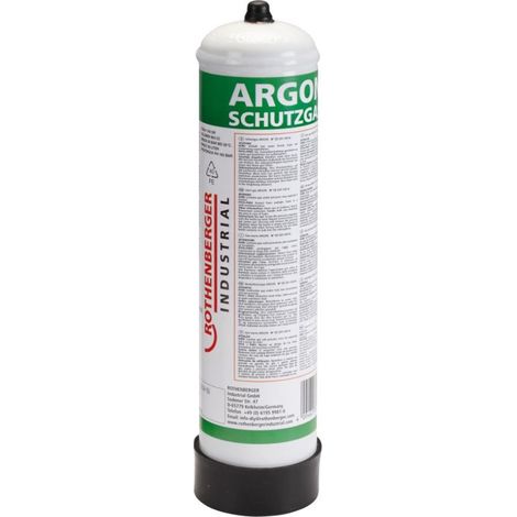 Rothenberger Argon Schutzgas Einwegflasche 930 ml Schweißzubehör