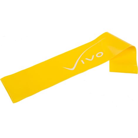 VIVO Widerstandsband für Übungen 600x50x0,4mm gelb
