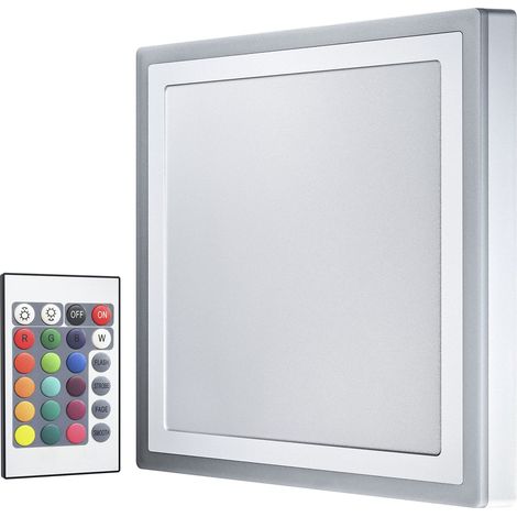Applique - plafonnier LED COLOUR + WHITE Square blanc chaud 400mm 38W Aluminium IP20 (1/5)