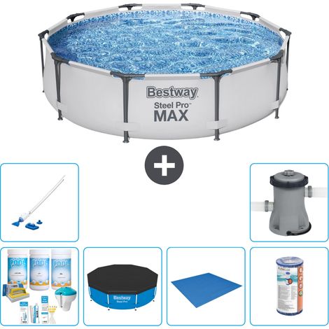 Bestway Bestway Steel Pro MAX Ronde - 305x76 cm - 7-pièces S21652 (1/5)