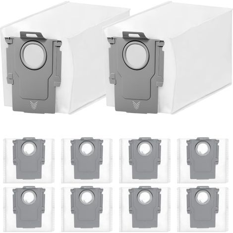 10-pack of dust bags for Roborock G10S/G20/S7/S8/Q5 robot vacuums