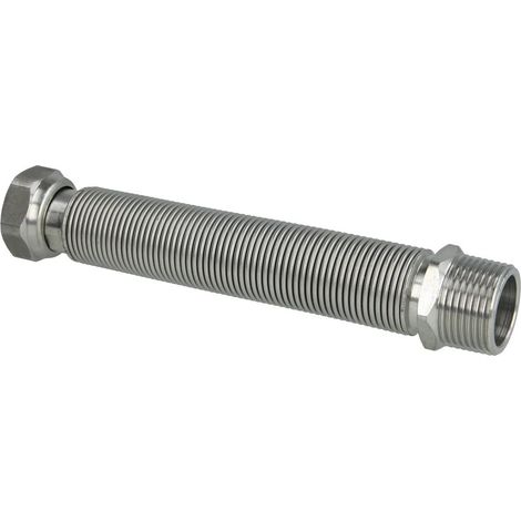 Tuyau cannelé inox extensible de 200 - 410 mm
