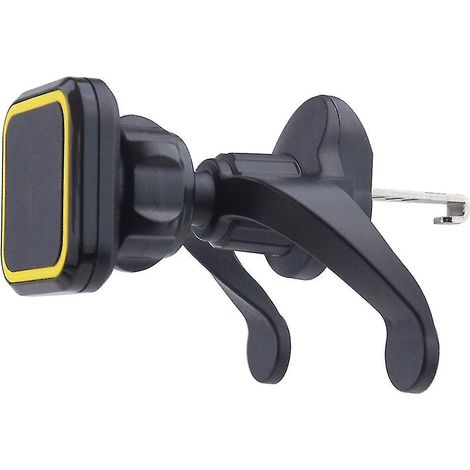 Support magnétique pour téléphone de voiture, compatible avec les prises d'air circulaires et les GPS. (1/4)
