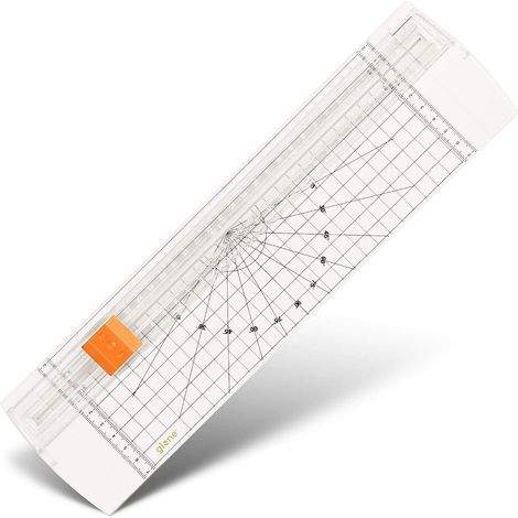 Guillotine Pour Papier - 30 cm - Coupure Précise A3 A4 A5 - Angle Réglable 45° à 90° - Sécurité Automatique - 1 Pièce (1/5)