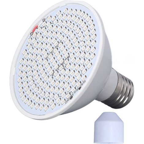 Ampoule LED E27 à spectre complet pour plantes d'intérieur, éclairage de culture à LED rouge et bleu (1/5)