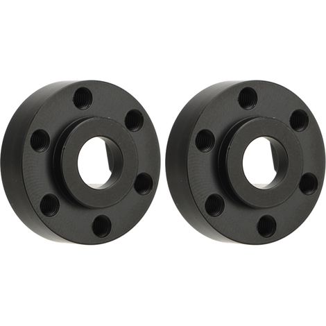 roues hexagonales en laiton pour crawler RC 1.9 et 2.2, adaptateur d'élargissement pour Axial SCX10 Capra et VS4 10 1/10, 6 mm / 0,2 pouce (1/5)