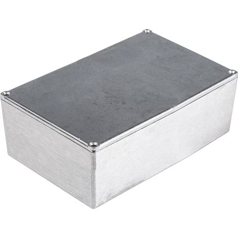 Boîtier RS PRO en Fonte d'aluminium, 109.4 x 82 x 44.3mm, Argent IP54, Blindé ( Prix pour 1 ) (1/3)