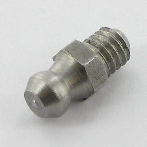Engrasador derecho M6 180掳 inoxidable UNIVERSAL GN61180RVS