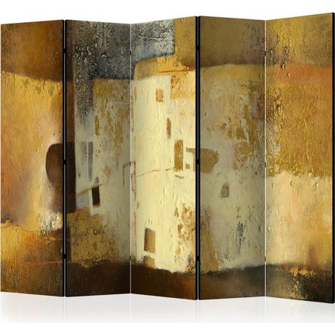 Paravent 5 Volets "Golden Oddity" 172x225cm (1/2)
