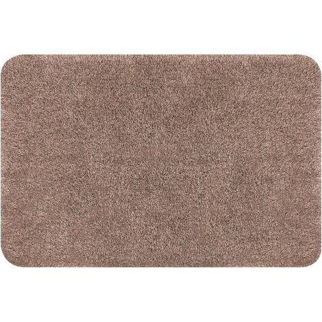 Tapis de bain Acrylique BRIZZOLO 70x120cm Marron Spirella (1/2)
