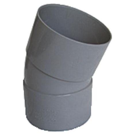 COUDE PVC A 20° POUR EVACUATION DOUBLE FEMELLE