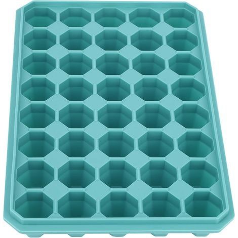 40 trousPlateau à glaçons avec couvercle (vert) (1/5)