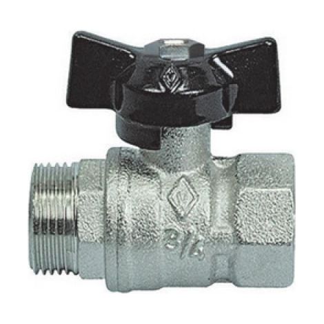 VALVOLA A SFERA MF CON FARFALLA 3/8''  DN 10  PN 64