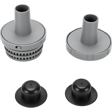 Kit de connecteur de buse de piscine, entrée et sortie grise, filtre, trou de grille, ensemble de 1,25 pouces (1/5)