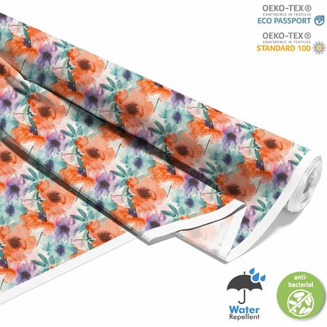 TESSUTI DECORATIVI PER ESTERNI OXFORD - Motivo Fiori I DX5280 (1/5)